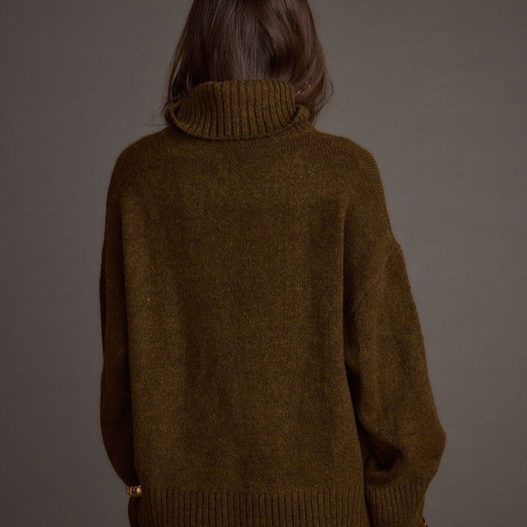 12th Tribe Cedar Oversized Sweater Turtleneck Size XS - Picture 2 of 3